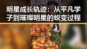 明星成长轨迹：从平凡学子到璀璨明星的蜕变过程